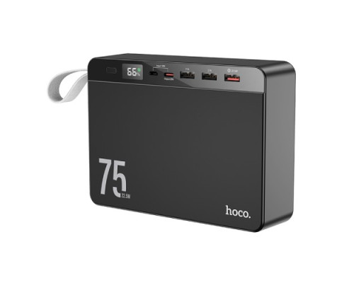 УМБ Hoco J94 Overlord 22.5W fully compatible PD20W/QC/LCD 75 000mAh Black mag-6931474779175140491