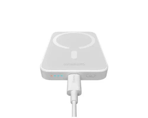 УМБ Baseus Airpow Magnetic Power Bank 6000mAh 20W White P10022807213-00 mag-6932172677015153213
