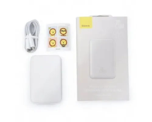 УМБ Baseus Airpow Magnetic Power Bank 6000mAh 20W White P10022807213-00 mag-6932172677015153213