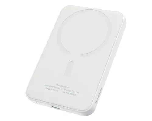 УМБ Baseus Magnetic Mini Wireless Fast Charge 5 000 mAh 20W White P10022107223-00 mag-6932172636210145704