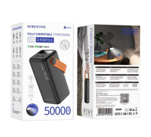 УМБ BOROFONE BJ66A Magnifico 22.5W+PD20W 50000mAh чорна mag-6941991115158135987