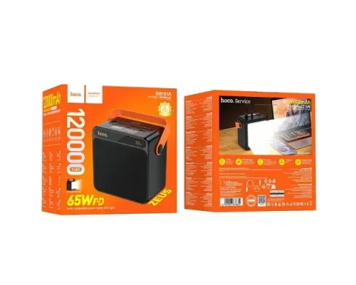 УМБ Hoco DB101A Zeus 65W fully compatible power bank 120 000mAh Black mag-6942007676632153742