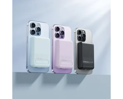 Універсальна мобільна батарея XO PR231 magnetic 15W wireless charging+PD20W 10 000 mAh Чорний mag-6920680851454146244