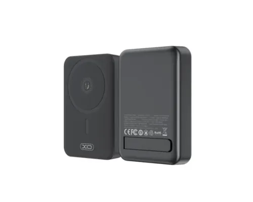 Універсальна мобільна батарея XO PR231 magnetic 15W wireless charging+PD20W 10 000 mAh Чорний mag-6920680851454146244
