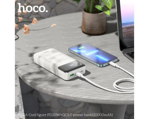 УМБ Hoco J102A Cool figure PD20W+QC3.0 20.000mAh White mag-6931474783639132534