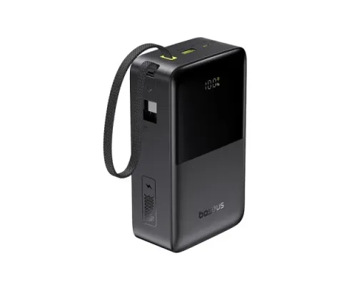 УМБ Baseus EnerFill FC51 Bipow 2 Pro Digital Display 30000mAh 22.5W Black E0028100 mag-6932172698645147240