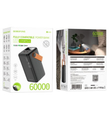 УМБ BOROFONE BJ66B Magnifico 22.5W+PD20W 60000mAh чорна mag-6941991115165135989