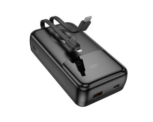УМБ Hoco Q28A Victory 22.5W+PD20W fully compatible with watch charging cable 20 000mAh Black mag-6942007629386141174