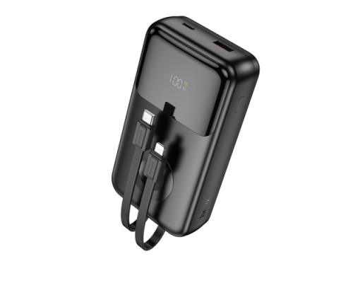 УМБ Hoco Q28A Victory 22.5W+PD20W fully compatible with watch charging cable 20 000mAh Black mag-6942007629386141174
