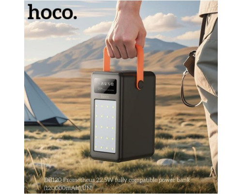 УМБ Hoco DB120 Prometheus 22.5W fully compatible PB/Lamp/120 000mAh Black mag-694200763391856351
