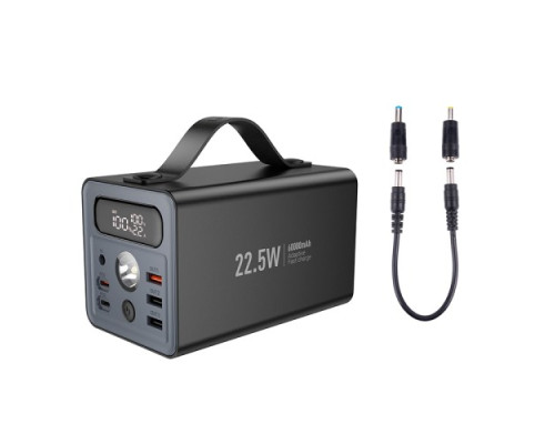 УМБ Hoco J138 Distant 22.5W+PD20W+DC12V multi-function 60000mAh Black mag-6942007638524136582