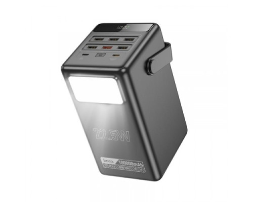 УМБ Hoco DB03 Endure 22.5W fully compatible PB/Lamp/100 000mAh Black Деф.пак mag-2000001581445143094