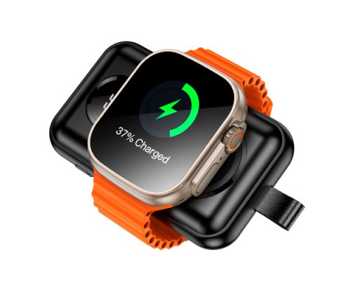 УМБ Hoco J137 Power bank with iWatch charger 2500mAh Black mag-6942007634038132536