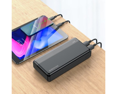 УМБ BOROFONE BJ24A Freeway 20000mAh чорна mag-6974443385137142464