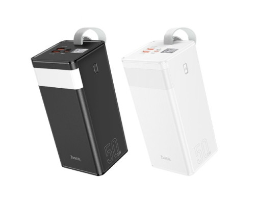 УМБ Hoco J86A Powermaster fully compatible PD20W/QC/LCD/Lamp 50 000mAh White mag-693147475924540734
