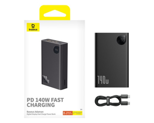 УМБ Baseus Adaman Digital Display Fast Charge Power Bank 24000mAh 140W Black P10021508113-00 mag-693217264092754661
