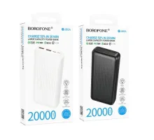 УМБ BOROFONE BJ80A Clever 22.5W+PD20W 20000mAh чорна mag-6941991121616146189
