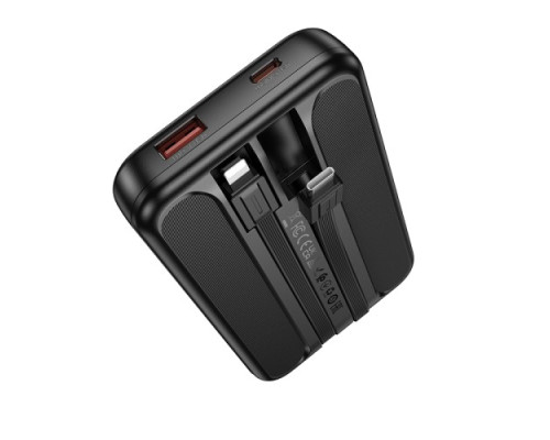 УМБ Hoco Q28 Victory 22.5W+PD20W fully compatible with watch charging cable 10 000mAh Black mag-6942007629379137361