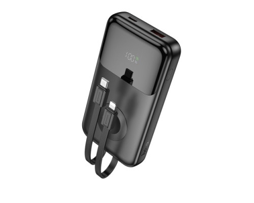 УМБ Hoco Q28 Victory 22.5W+PD20W fully compatible with watch charging cable 10 000mAh Black mag-6942007629379137361