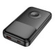 УМБ Hoco Q28 Victory 22.5W+PD20W fully compatible with watch charging cable 10 000mAh Black mag-6942007629379137361