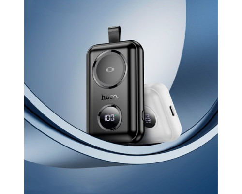 УМБ Hoco J137 Power bank with iWatch charger 2500mAh White mag-6942007634045132537