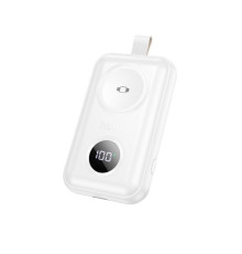 УМБ Hoco J137 Power bank with iWatch charger 2500mAh White mag-6942007634045132537
