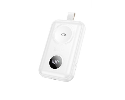 УМБ Hoco J137 Power bank with iWatch charger 2500mAh White mag-6942007634045132537