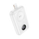 УМБ Hoco J137 Power bank with iWatch charger 2500mAh White mag-6942007634045132537