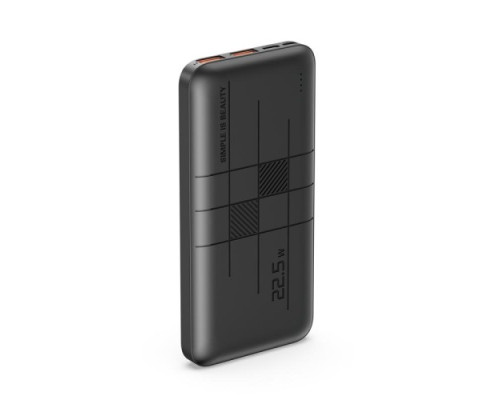 Універсальна мобільна батарея XO PR187 Fast charge light display PD20W+QC22.5W 10 000 mAh Чорний mag-692068083198257207