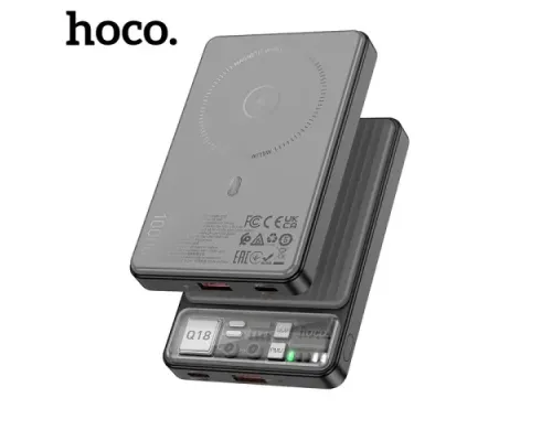 УМБ Hoco Q18 Tourer 22.5W fully compatible with magnetic fast charging 10000mAh Black mag-6942007605182151391