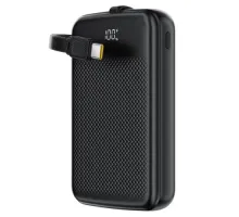 УМБ ACEFAST M13 PD22.5W power bank with cable 10 000 mAh Black mag-6974316283959153291