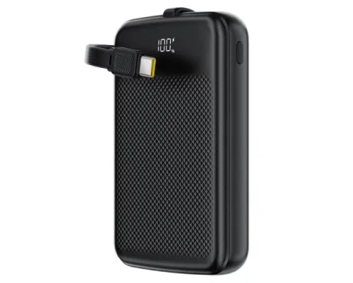 УМБ ACEFAST M13 PD22.5W power bank with cable 10 000 mAh Black mag-6974316283959153291