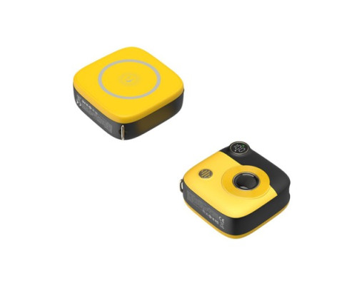 Універсальна мобільна батарея XO PR223 Magnetic suction fast charging 10 000 mAh Чорно-жовтий mag-692068084937619853