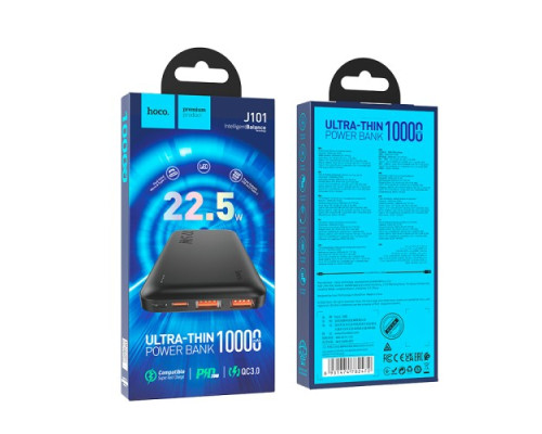 УМБ Hoco J101 Astute 22.5W fully compatible 10 000mAh Black mag-6931474782472139498