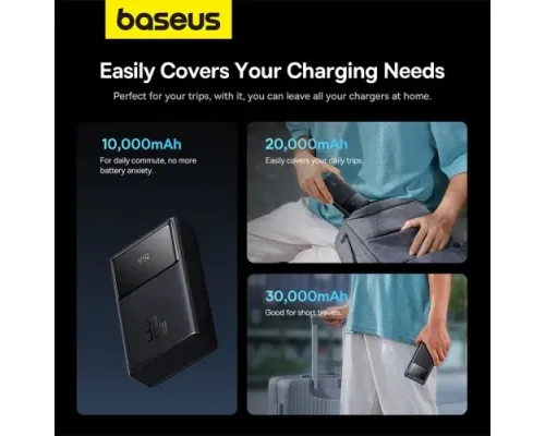 УМБ Baseus Star-Lord Digital Display Fast Charging 20000mAh 30W Cluster Black P10022904113-00 mag-6932172635640147233