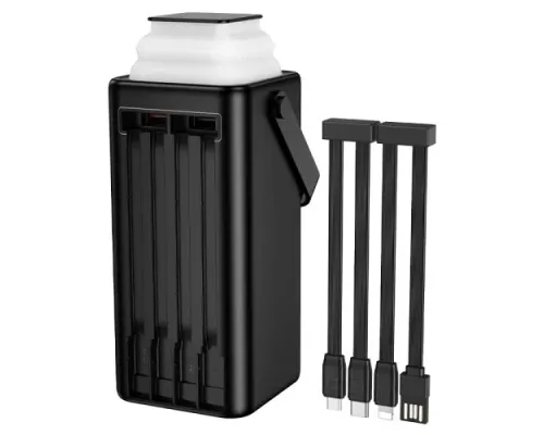 УМБ BOROFONE BJ65A High 22.5W+PD20W+four-cables 50000mAh чорна mag-6941991122040152918