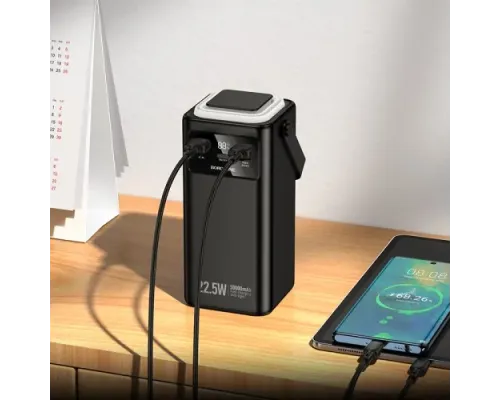 УМБ BOROFONE BJ65A High 22.5W+PD20W+four-cables 50000mAh чорна mag-6941991122040152918