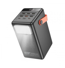 УМБ Hoco DB03 Max Centurion 65W fully compatible PB/Lamp/100 000mAh Black mag-694200763598156669