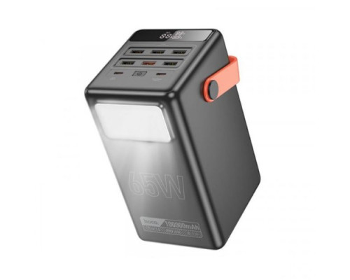 УМБ Hoco DB03 Max Centurion 65W fully compatible PB/Lamp/100 000mAh Black mag-694200763598156669