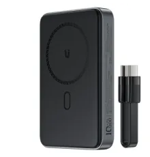 УМБ ACEFAST M10 PD30W MagSafe wireless charging power bank with cable 10 000 mAh Black mag-6974316283300153278