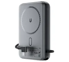 УМБ ACEFAST M24 22.5W MagSafe fast charging power bank with holder and cable 10 000 mAh Metal gray mag-6974316284871153325
