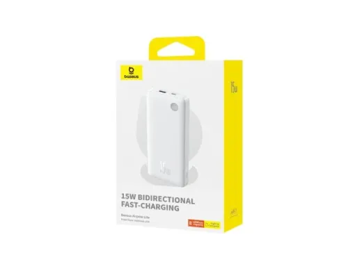 УМБ Baseus Airpow Lite 10000 mAh 15W White P10067500213-00 mag-6932172652609145714