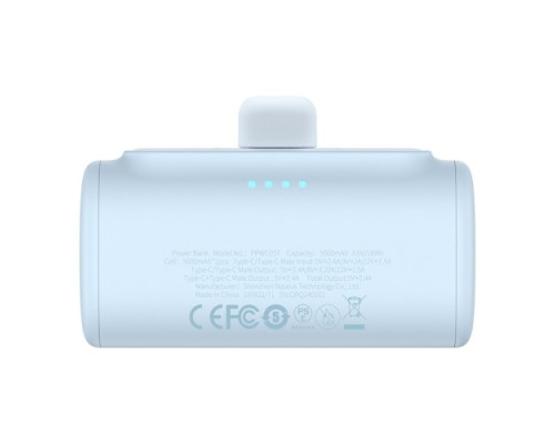 УМБ Baseus Compact Fast Charging Power Bank Type-C Edition 5000mAh 20W Blue P10068306313-00 mag-6932172659523134251