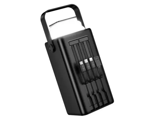 УМБ BOROFONE BJ65B High 22.5W+PD20W+four-cables 80000mAh чорна mag-6941991122057152919