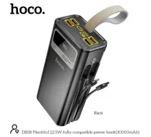 УМБ Hoco DB58 Plentiful 22.5W fully compatible 30 000mAh Black mag-6942007677035151719