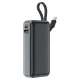 УМБ ACEFAST M7 PD30w power bank with cable 10 000 mAh Black mag-6974316283379153279