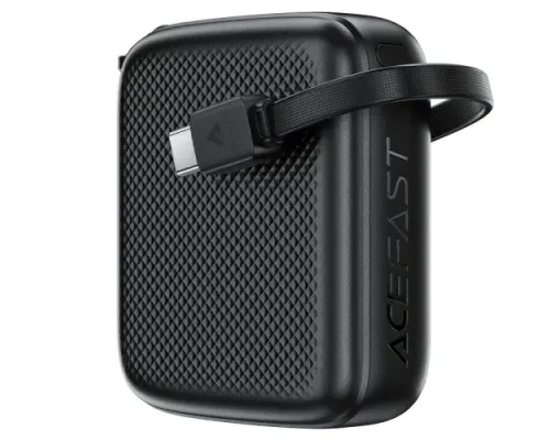 УМБ ACEFAST M15 PD22.5W power bank with cable 10 000 mAh Black mag-6974316283973153293