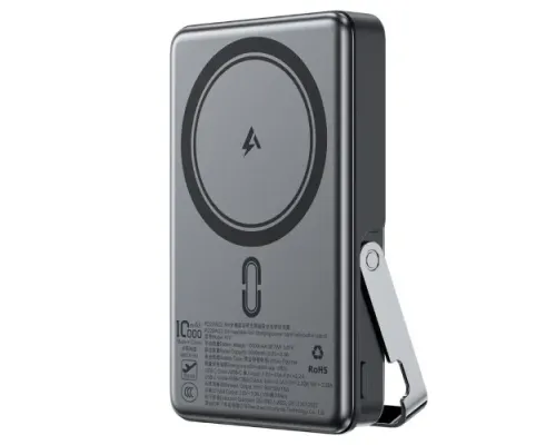 УМБ ACEFAST M17 PD20W/22.5W magnetic fast charging power bank with built-in stand 10000mAh Black mag-6974316284000153830