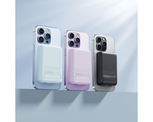 Універсальна мобільна батарея XO PR231 magnetic 15W wireless charging+PD20W 10 000 mAh Синій mag-6920680851485143098