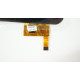 Тачскрін (сенсорне скло) для Prestigio MultiPad PMP5101C QUAD, 101072-01A-V1 CTP101072-01 V2, 10, розмір 256x166 мм, 12pin, чорний NBB-50229